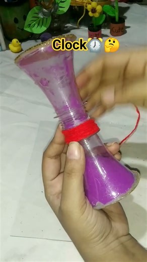 sand clock⏰#sandclock #diyideas #diy #craft #craftbysanjana 🙂🌼🙂