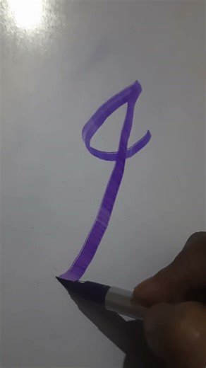 Cursive capital I writing ✍️ practice on white board #