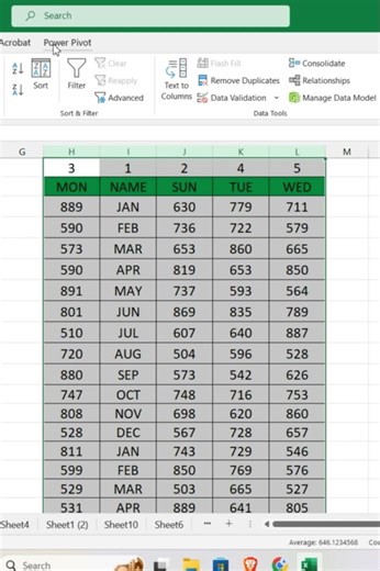 DATA SORTING TRICK #youtube #india #new #shortvideo #viralshort #shortsfeed #trending #short #excel