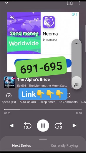 The Alpha's Bride Full ep691 to 695 link in the comment section 👇👇👇 #audio #love #story | Edgar Tereng