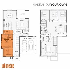 4.1K views · 26 reactions | ONE home, FOUR ways! Become your own architect and build your perfect home. Add, remove and extend spaces to better suit your lifestyle! Head over to our website to find out more, bit.ly/2jXlegz. | Urbanedge Homes | Facebook
