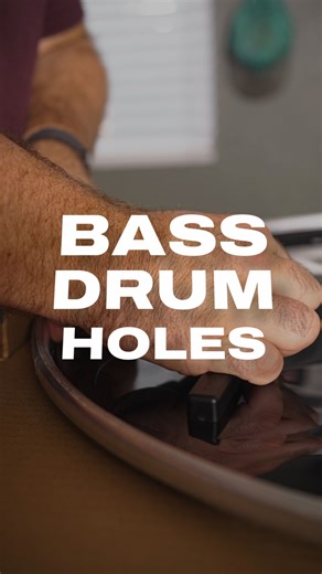 Plot twist: there's an easy way to cut a hole in your bass drum head 🕳️ ❌ No knives 🔪 ❌ No cans 🥫 🔥 Just a Hole Cutter and an optional tape measure. Oh and you can always top it off with one of our Port Hole Protectors. Product codes 🔎 Port Hole Cutter - SC-GPHCUT Port Hole Protector - SC-GPHP-XX** **Available in Black, Chrome and White #gibraltarhardware #drummerproblems | Gibraltar Hardware