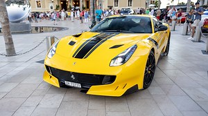 This video features 9 Ferrari F12 TDF's which we saw during the 3 weeks we were in Monaco last summer but also in December of 2021. Here you can see them driving around and making some accelerations. #ferrari #F12 #TDF #f12tdf #monaco #v12 #sound #acceleration #supercar | ExoticCarspotters