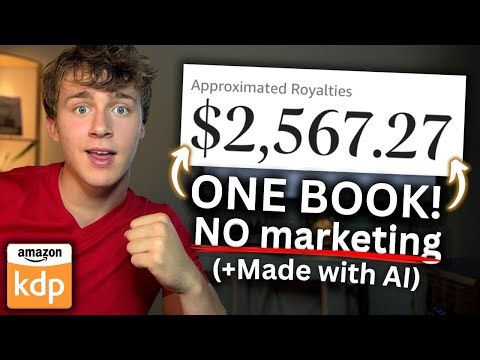 This Q4 Amazon KDP book made me $2,562 with 0 marketing (case study) + AI tutorial