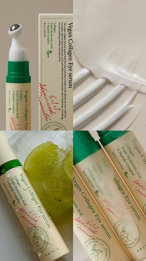 AXIS-Y 엑시스와이 on Instagram: "Unlock the secret to radiant skin with our diverse range of textures!  Each swipe reveals a new sensation, from the velvety cooling touch of our Vegan Collagen Eye Serum to the refreshing feel of our Dark Spot Correcting Glow Serum. These unique textures are designed to cater to your skin, ensuring your skincare routine is not just effective but a true self-care experience. ✨"