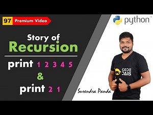 🙋‍♂️ Recursion in Python | Python By Surendra