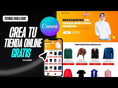 How to Create an ONLINE STORE in CANVA ✅ How to Create a Website in Canva to sell Products