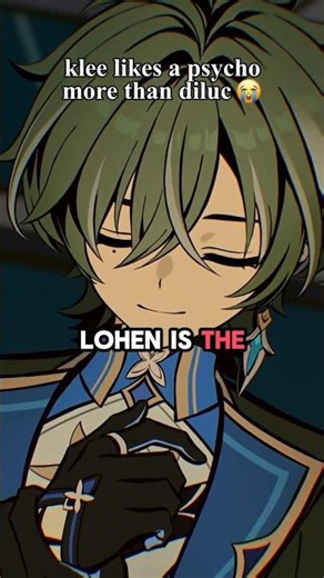 klee thinks lohen is nice #genshinimpact