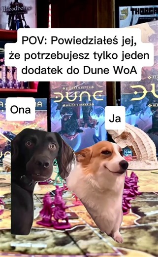 Kochanie to tylko jeden dodatek… Dune - Wojna o Arrakis #dune #gryplanszowe #zakupy #październik