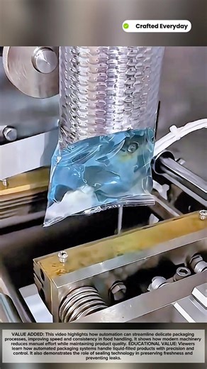Automated Live Fish Packaging Machine in Action #craftedeveryday