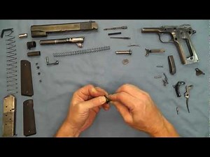 1911 Pistol No Tools Detail Strip Assembly