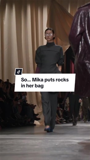 Crystal Modeling: Mika Schneider's Runway Vibes