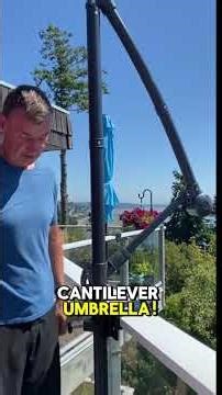 Small Cantilever Base- How to Use a Cantilever Umbrella with Rail-EZ (No Bolts, No Sandbags)