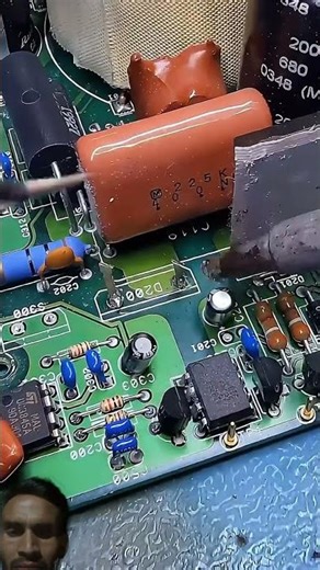 Power Supply Board Repair 🔥 Burnt Component Replacement | Electronics Fix #shorts