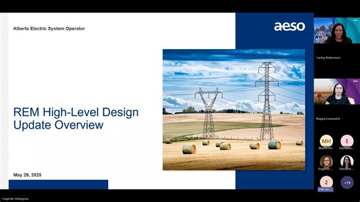 AESO Information Session - Restructured Energy Market (REM) Design
