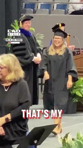 My son was the best hype-man at my graduation 😂❤️ (🎥: TT/ girl_go_love_yourself)