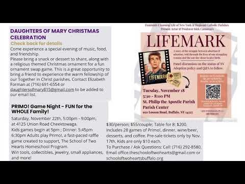 Holy Mass- November 16th 2025- 33rd Sunday in Ordinary Time-10am