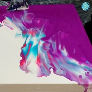 RELAXING Acrylic Pour | MollysArtistry