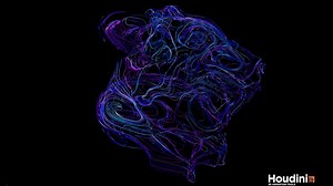 Houdini - Advecting by Gradient of Surface Curvature