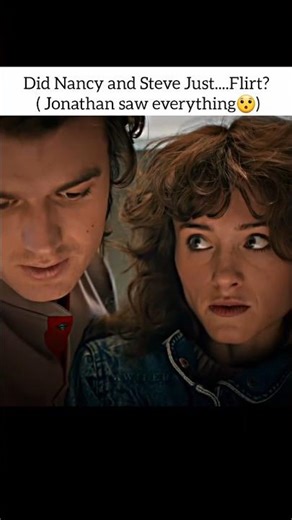 " Did they just...flirt?!! "|Steve & Nancy edit|Strangerthings5|#strangerthings5 #shorts