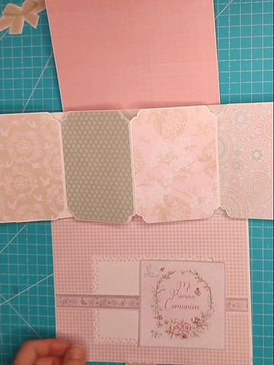 Álbum Scrapbooking comunión inspiración