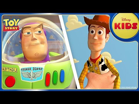 Toy Storytime! 👨‍🚀🤠 | Pixar's Toy Story | ‪@disneykids‬