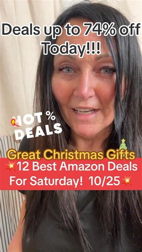 12 Best Amazon Deals for Saturday October 25th! Link: https://amzn.to/4npAX7j #Amazon #amazondeals #amazonfinds #promocodes #amazonprime #discount #couponing #couponcommunity #creatorfavorites2025 | Just Gina's Deals