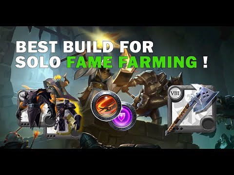 Fast Solo Fame Farm Build | Great Axe Build | Albion Online PVE Guide