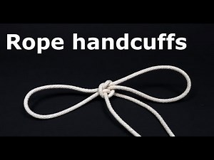 Rope restraints- rope handcuffs