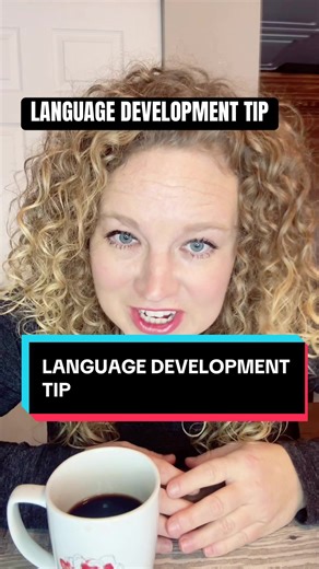 An easy strategy to support speech and language development in babies and toddlers. Positioning objects under your chin helps children visually attend to how sounds are made, supporting imitation and learning. #languagedevelopment #toddlerlearning #parenteducation #earlydevelopment #toddlerparents