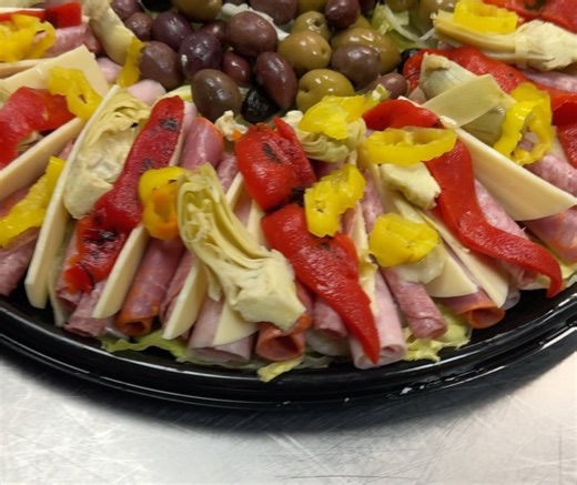 This beautiful Antipasto Platter was handcrafted by our very own Jerriann — the queen of the deli and the heart behind so many Murphy’s favorites. Every roll, every slice, every detail… made with love (and a little magic). ✨ | Murphy's Market