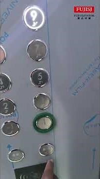 4 x 1000kg Passenger Elevators: Smooth Operation in Residential Tower. #fujielevator