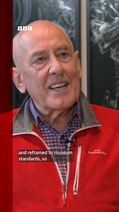 Giant sketches of an angel, used by artist John Hutton to create one of Coventry Cathedrals most striking features, have been repaired and gifted to the cathedral. | BBC Coventry & Warwickshire