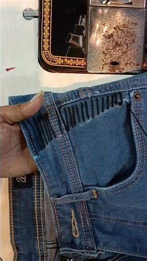 loose jeans hacks for girls (sewing trick and tips)#shortsviral #sewingpatterns #explore #stitching