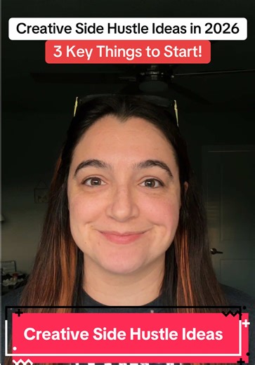 Creative side hustle ideas don’t have to be complicated! Let me know in the comments what you’re interested in creating to start your journey in 2026. #creatorsearchinsights Related Topics: Side hustles for creative people Small business ideas Canva design ideas