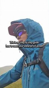 Step by Step how to wash a waterproof jacket without the fuss #waterproofcare