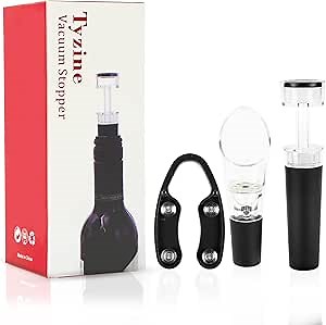 Wine Accessory Set With One Foil Cutter,One Aerator Pourer And One Wine Stopper(3PCS),A Great Helper For Wine Lovers.
