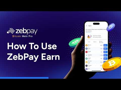 Earn on Your Crypto with ZebPay Earn