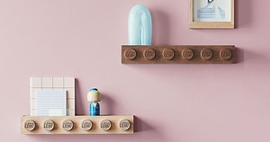LEGO and room copenhagen launch collection of stackable wooden homeware