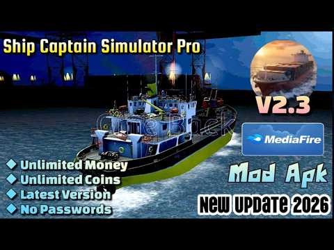 Ship Captain Simulator Pro | v2.3 | Mod Apk | Unlimited Money | Unlimited Coins | Gameplay