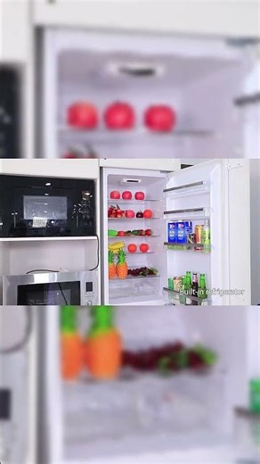 Maximize Your Kitchen: The SMAD Integrated Slim Fridge Freezer