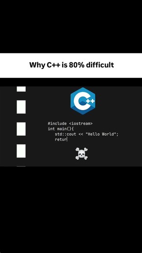 Why C is 80% Difficult-----