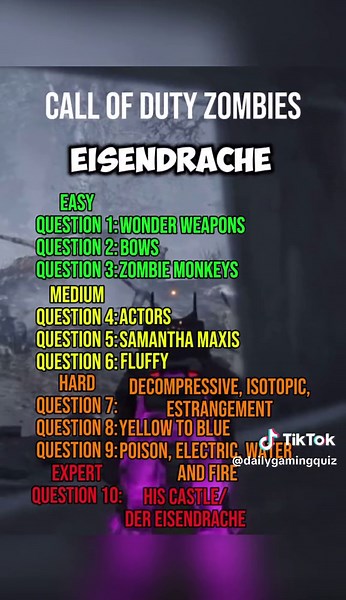 Call of Duty Zombies Quiz: Test Your Knowledge!