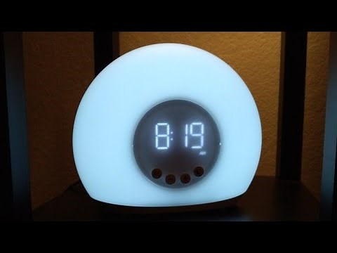 ⏰🌒📚#Manual-#Capello Moonglow Clock-White-Model-CA-45