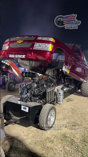 "Big Stick" Super Modified 2wd Truck start up at the National Tractor Pulling Championships!