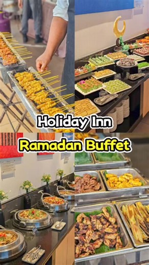 马六甲 Holiday Inn Melaka的 Ramadan Dinner Buffet 超过150种各式各样的美食！ 包括 烤全羊、Satay、海鲜、马来传统美食和各式各样的蛋糕甜点等等 Holiday Inn Melaka 𝐌𝐞𝐫𝐢𝐚𝐡 𝐊𝐞𝐦𝐛𝐚𝐥𝐢 𝐑𝐚𝐦𝐚𝐝𝐚𝐧 𝐃𝐢𝐧𝐧𝐞𝐫 𝐁𝐮𝐟𝐟𝐞𝐭 opening its doors from the 15th March 2024 - 7th April 2024. From traditional Malay fare and heirloom recipes to modern selections, you’ll be spoiled for choices with over 150 dishes featuring highlights such as our standout offerings - “Daging Salai Masak Lemak”, “Rendang Tok”, “Ayam Percik” “Ikan Patin Masak Temp