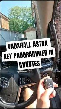 Vauxhall Astra spare key programmed in minutes #vauxhall #carkeyprogramming #autolocksmith #shorts