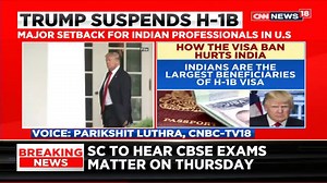 9.6K views · 78 reactions | US President Donald Trump's move to block H1B visa has caused a major setback for Indian professionals in the US. Here's how the move will impact the scores of Indians. #IndiaFightsCOVID19. | News18 | Facebook