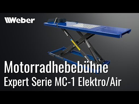 Weber Expertserie Motorradhebebühne MC-1 Elektro/Air