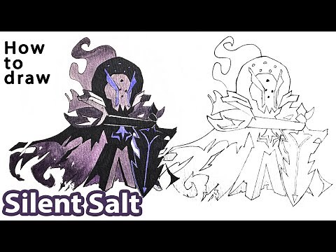 How to draw Silent Salt Cookie | Cookie Run Kingdom